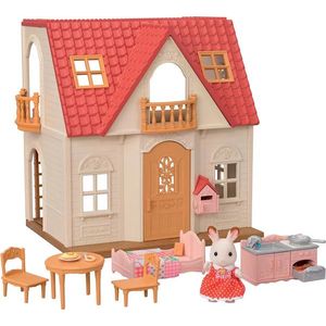 Puzzle 3D - Sylvanian Families - Casa Cosy - Acoperis rosu | Epoch imagine