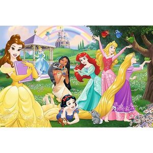 Puzzle - Primo Super Maxi - Disney, Printesele Fericite | Trefl imagine