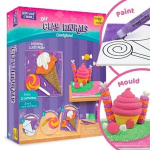 Set de modelaj - 2 tablouri canvas - Candyland | ImagiMake imagine