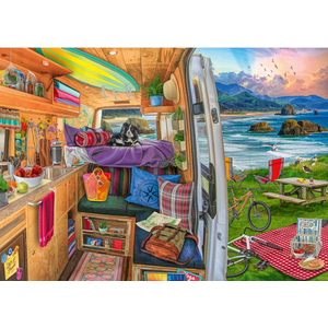 Puzzle 1000 piese - View from the Caravan | Ravensburger imagine