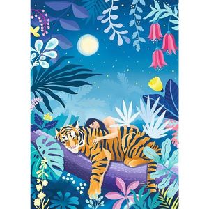 Puzzle 500 piese - Tiger's Nap | Trefl imagine