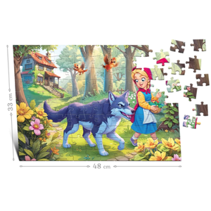 Puzzle 120 piese - Scufita Rosie | Dorint imagine