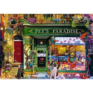 Puzzle 1000 piese - Tea Time - Paradisul animalelor | Trefl imagine