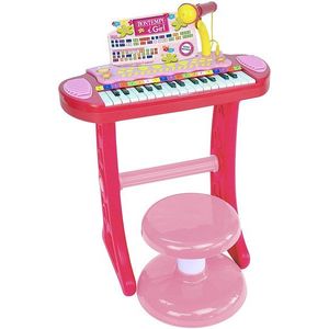 Jucarie - Electronic Keyboard with Legs, Microphone and Stool | Bontempi imagine