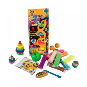 Set plastilina - 9 culori neon | Okto Clay imagine