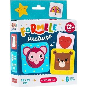 Formele jucause - puzzle 16 piese | mimorello imagine