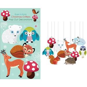 Jucarioare din carton Festive Critters | Roger la Borde imagine