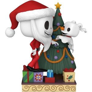 Figurina - Pop! Deluxe The Nightmare Before Christmas: Jack Skellington and Zero (with Tree) | Funko imagine