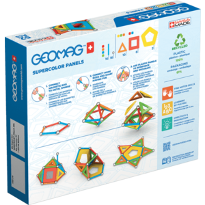 Set de constructie - Supercolor Panels, 52 piese | Geomag imagine