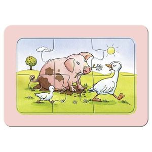 Puzzle 3x6 piese - My First Puzzles - Animale | Ravensburger imagine