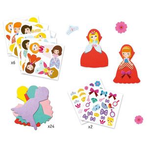 Kit creativ - I Love Princesses | Djeco imagine