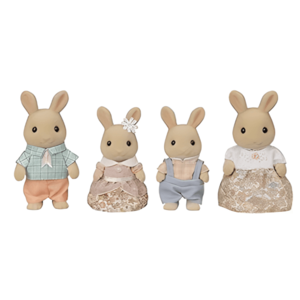 Set 4 figurine - Sylvanian Families - Familia iepurilor | Epoch imagine