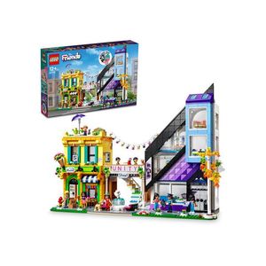 LEGO Friends 41732 - Florarie si magazin de design in centrul orasului, 2010 piese | LEGO imagine