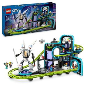 LEGO City - Parc cu roller-coaster - Lumea robotilor (60421) | LEGO imagine