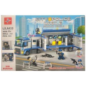 Set de constructie City Police, Camion - Centru de comanda, 504 piese imagine