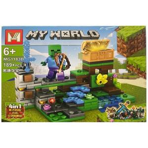 Set de constructie Minecraft My World 4 in 1, 189 piese imagine