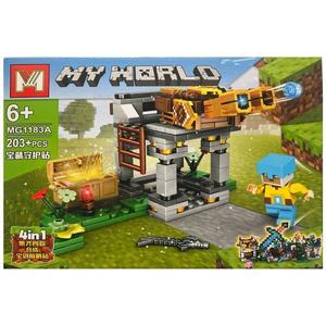 Set de constructie Minecraft My World 4 in 1, 203 piese imagine