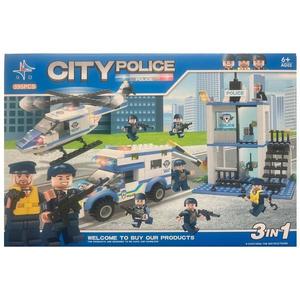 Set de constructie City Police 3 in 1, Sediul de Politie, 395 piese imagine