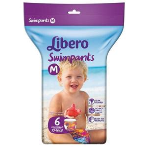 Scutece de Inot pentru Copii - Libero Swimpants, marime M (10-16 kg), 6 buc imagine