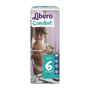 Scutece pentru Bebelusi - Libero Comfort, marime 6 (13-20 kg), 46 buc imagine