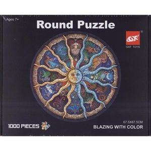 Puzzle rotund 1000 piese. Zodiac imagine