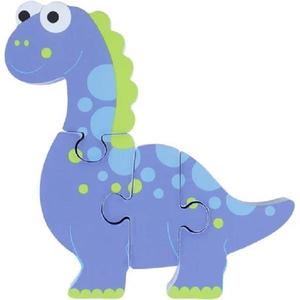 Mini puzzle 3D lemn: Diplodocus imagine