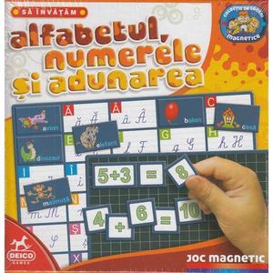 Joc magnetic. Sa invatam alfabetul, numerele si adunarea imagine