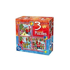 Puzzle Craciun 3 in 1 imagine