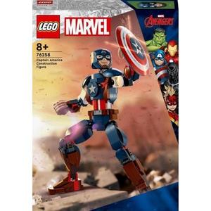 Lego Super Heroes - Figurina de constructie Captain America imagine