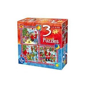 Puzzle Craciun 3 in 1 imagine