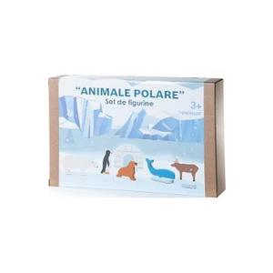 Set figurine din lemn: Animale polare imagine