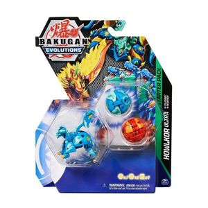 Figurina Bakugan Evolutions, Starter Pack 6 piese, Howlkor Ultra, S4 imagine