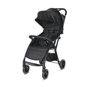 Carucior pentru nou-nascut, Lorelli Fresh, ultra-light, pana la 22 kg, Black Jasper imagine