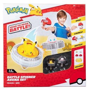 Set de joaca cu doua figurine, Pokémon Battle Spinner Arena imagine