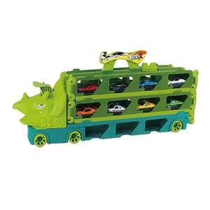 Set de joaca, Crazoo, Dino Transporter Racing Car imagine