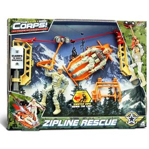 Set de joaca, Lanard Toys, The Corps Universe, Zipline Rescue imagine