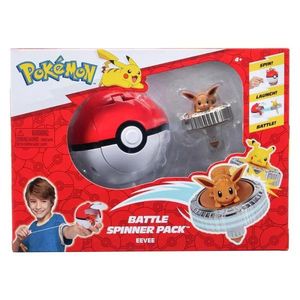 Set Spinner battle cu figurina, Pokemon, Eevee imagine