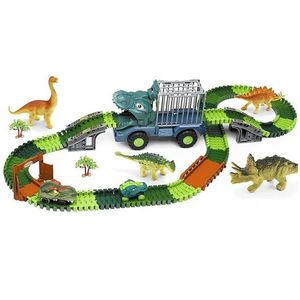 Set camion si pista, Crazoo, Dinosaur World imagine