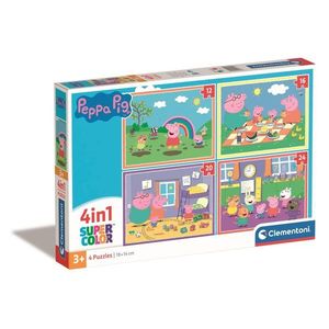 Puzzle Clementoni, 4 in 1, Peppa Pig, 12 16 20 24 piese imagine