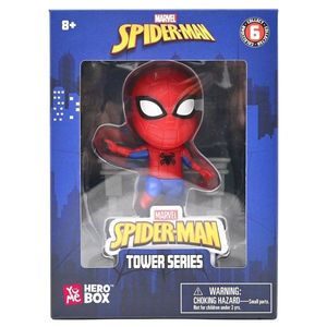 Mini figurina cu turn, Yume, Spider-Man Tower Series, Hero Box imagine