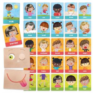 Joc educativ - Emotions and Actions Montessori Flash Cards | Headu imagine