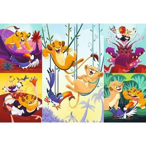 Puzzle 100 piese - Disney - Curajosul Rege Lion | Trefl imagine