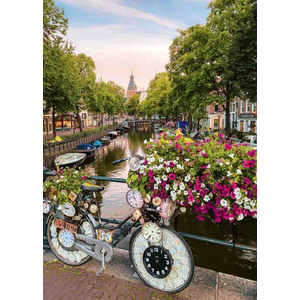 Puzzle 1000 piese - Bicicleta in Amsterdam | Ravensburger imagine