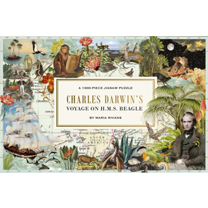 Puzzle 1000 piese - Charles Darwin's Voyage on H.M.S. Beagle | Skittledog imagine