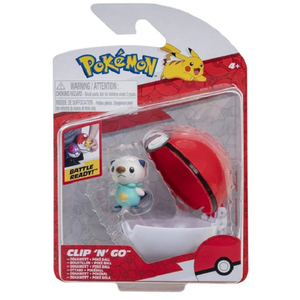 Set 2 figurine - Pokemon: Oshawott & Poke Ball | Jazwares imagine