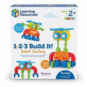 Set constructie - STEM - Build it! - Fabrica de roboti | Learning Resources imagine