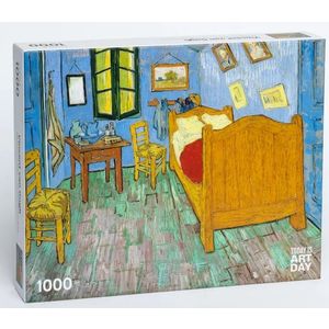 Puzzle 1000 piese - Vincent van Gogh - Dormitorul din Arles | Today is art day imagine