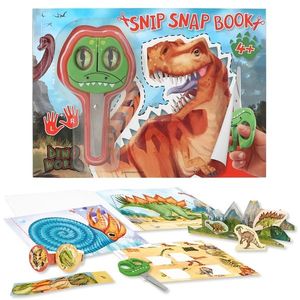 Set creativ - Snip Snap Book - Dino World | Depesche imagine