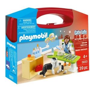 Jucarie - Set portabil - In vizita la veterinar | Playmobil imagine