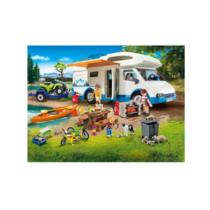 Set joaca - Family Fun - Camping cu rulota | Playmobil imagine